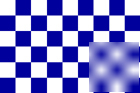 Navy blue & white checked flag, large 5' x 3' catering