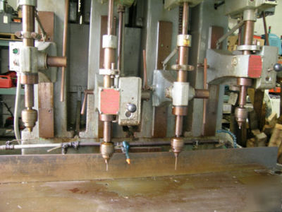 4 spindle allen mavdw no. 23 hand & power feed drill