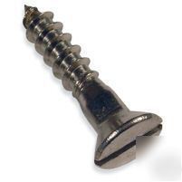 4MM x 16MM stainless A4 slotted countersunk woodscrews