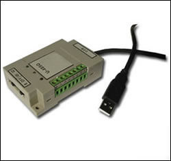 Isolated usb to RS485 converter for pc to device comm.