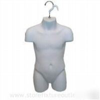 New one (1) child/ infant mannequin dress form -white