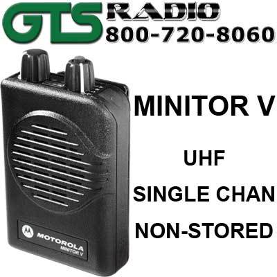 New motorola minitor v 1CH nsv uhf fire emt pager F1 