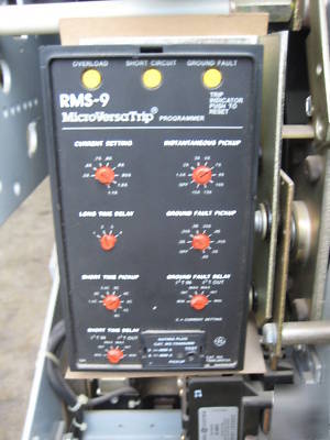 Ge akr-7D-100 4000 a amp breaker rms-9 mvt trip 635 v