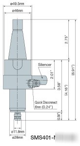 Nsk high speed air motor milling spindle SMS401-NT30M