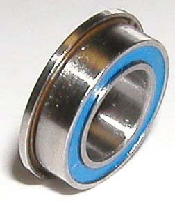 FR2-2RS flanged bearing 1/8