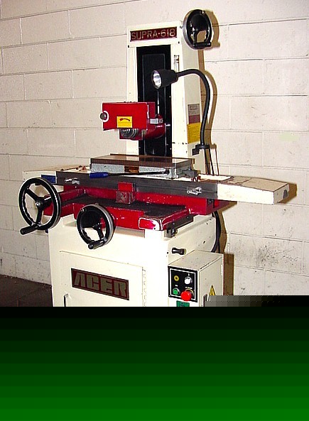 1997 acer supra 618 hand surface grinder w/roller tbl