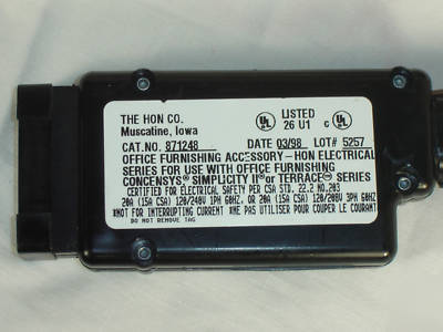 Hon electrical power harness cat no 871248 $281 list