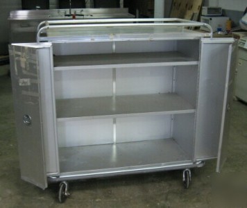 Market forge rolling medical shelving unit 48