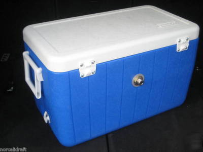 Draft keg beer cooler single jockey box (cooler only)