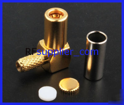 Ssmb female crimp connector ra for RG316 LMR100 RG174