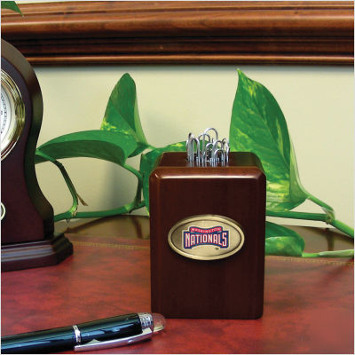 Washington nationals paper clip holder