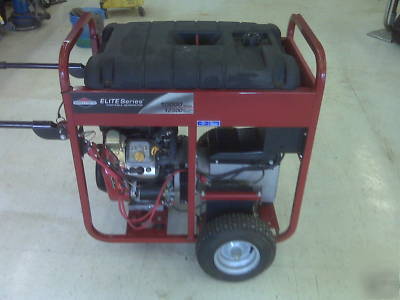 Portable gas 10,000 watt elite series generator briggs