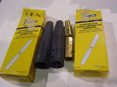 New tweco 2-mpc 1/0-3/0 cable connectors 2 each 