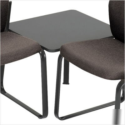 Safco products forge corner connecting table in black