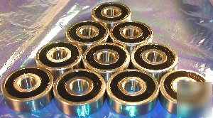 10 quality rolling bearing id/od 6204RS 20MM/47MM/14MM