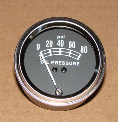 80 lb oil pressure gauge ford, mf, ihc, ac tractors
