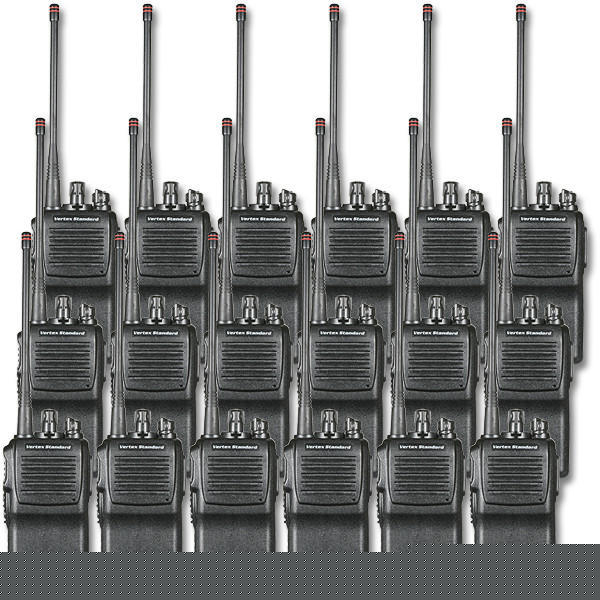 Two way radio communication system for small business--