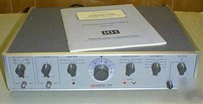 Krohn-hite 3800 narrow band tracking filter and manual