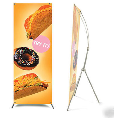 Tripod indoor banner stand :: clearance sale ::
