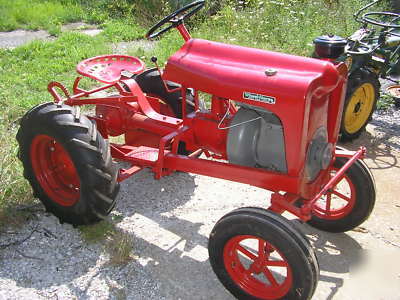 Wheel horse ride away senior tractor, restored, nice 