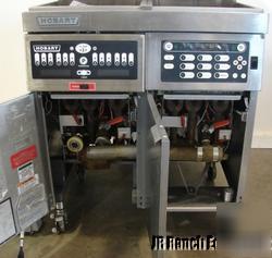 Hobart double well fryer with automatic lifts, ng